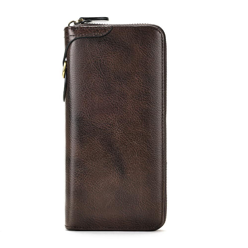 9105 Wallets Stylish Leather Tri-fold Wallet - Slim, Multi-color Card